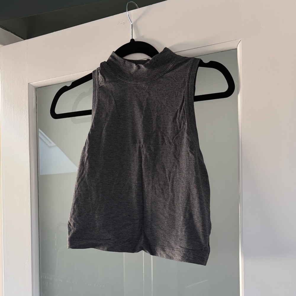 Lululemon Athletica Gray Crop Top
